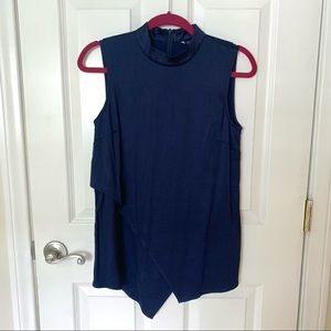 A/X Armani Exchange Royal Blue Asymetrical Top - M